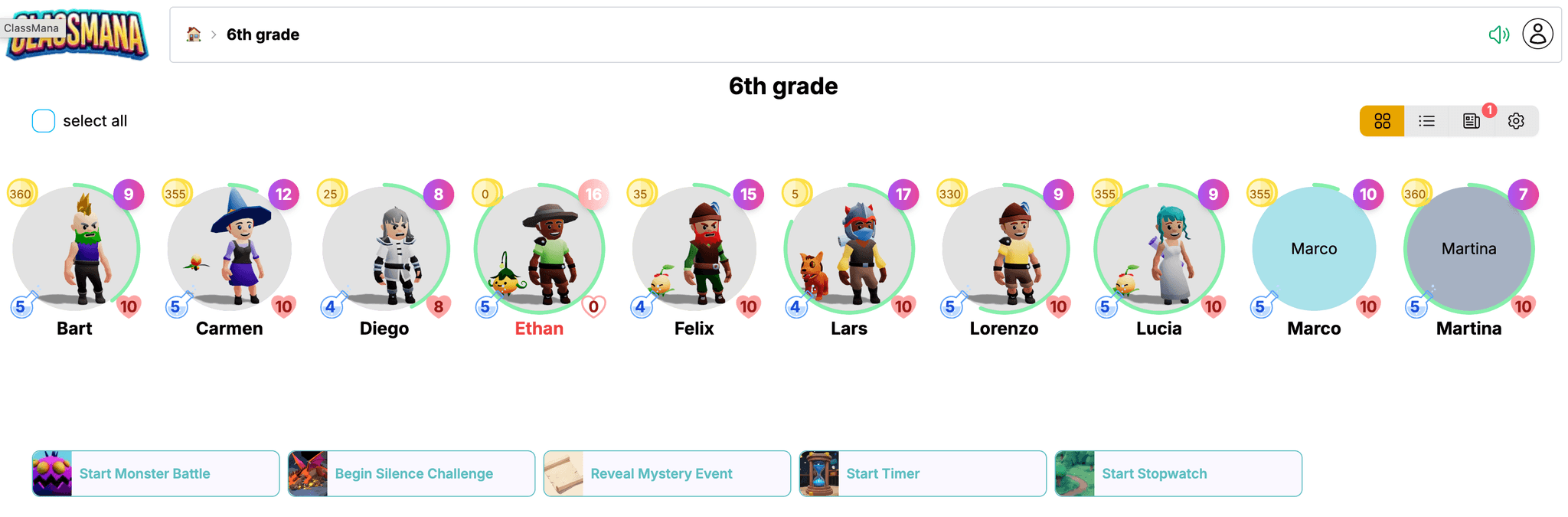 Silence Challenge in Class Adventures